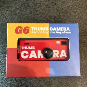 G6 Thumb Camera in Red (Does Not Come With Memory Card) - NIB